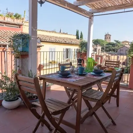 아파트 Amazing Terrace In Trastevere 로마