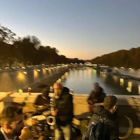 아파트 Amazing Terrace In Trastevere