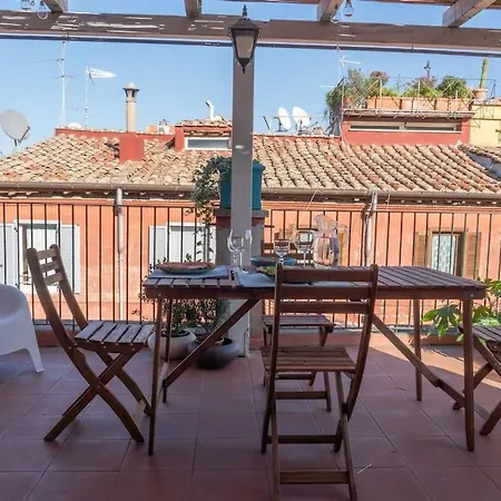 Amazing Terrace In Trastevere Rome